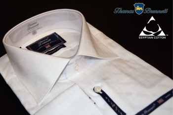 Мужская белая рубашка (сорочка) производства Италия купить оптом и в розницу в наличии со склада в Москве интернет-магазин